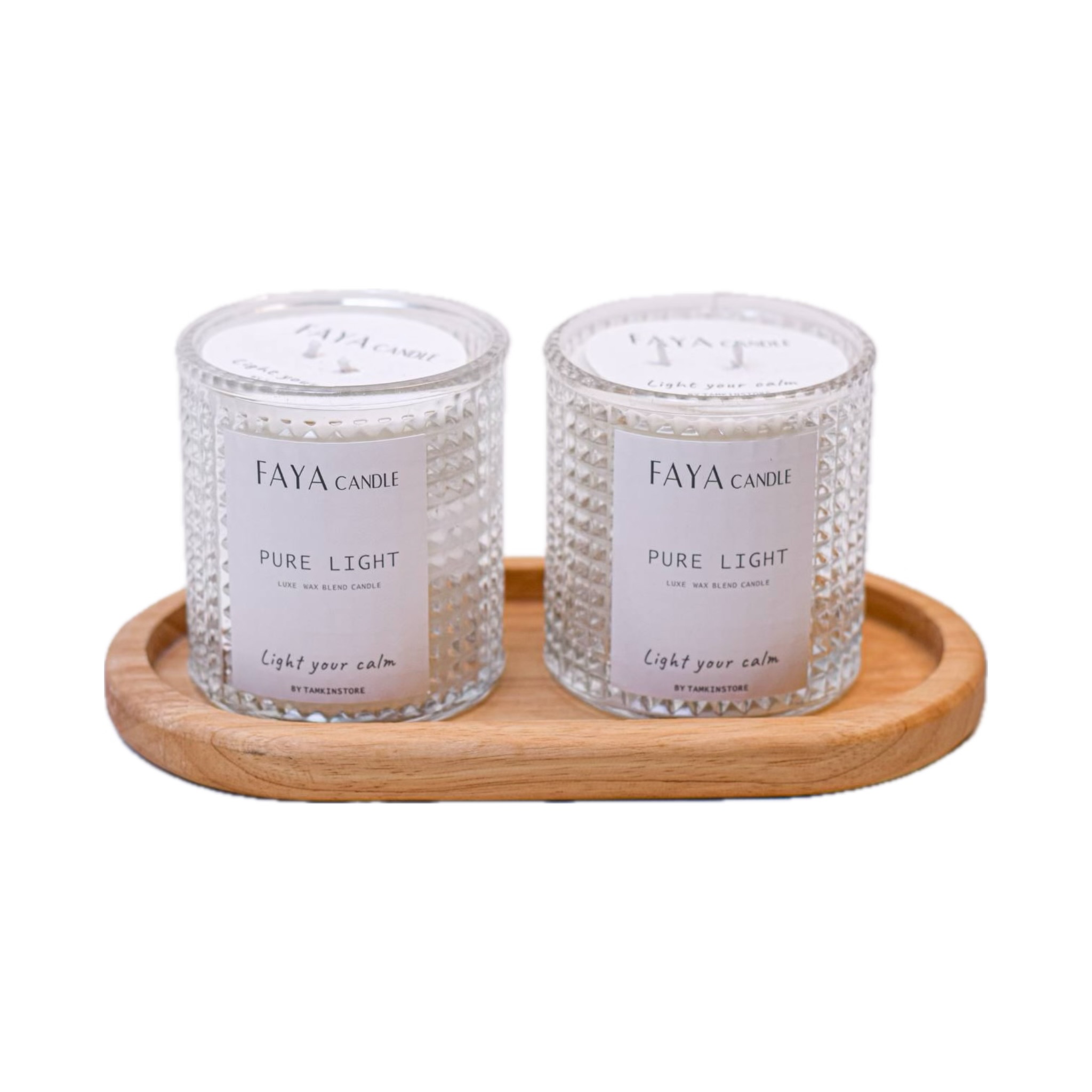 ست شمع کریستالی