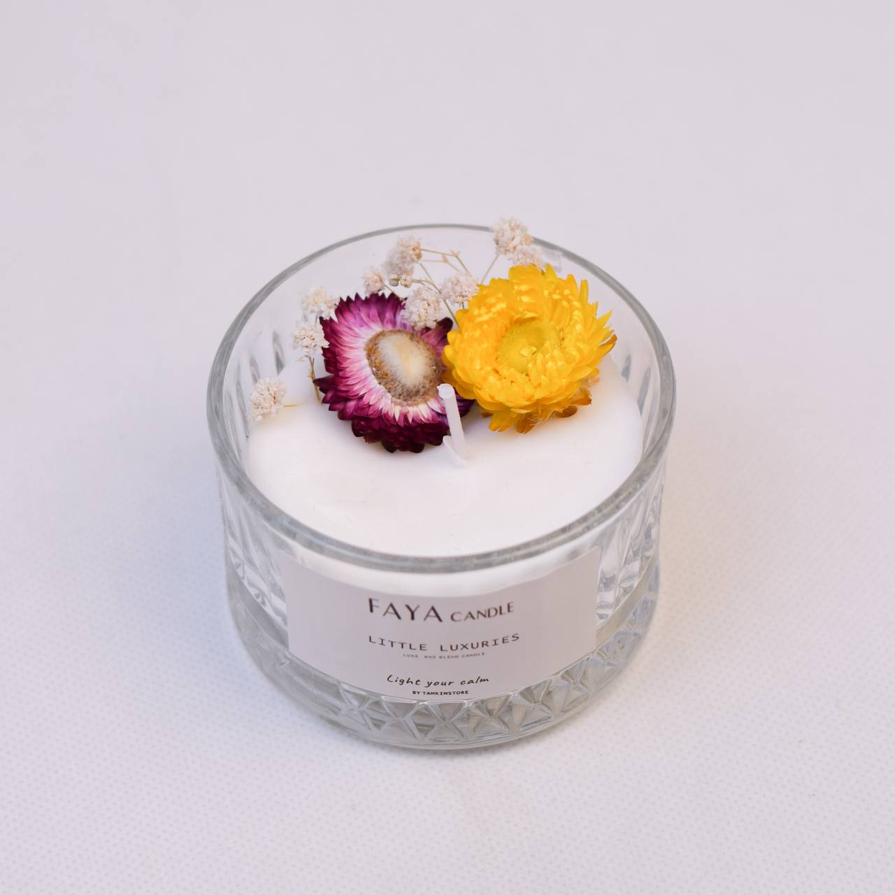 شمع گل معطر